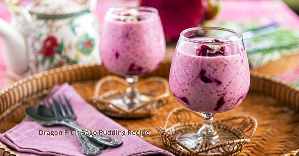 Dragon Fruit Sago Pudding Recipe
