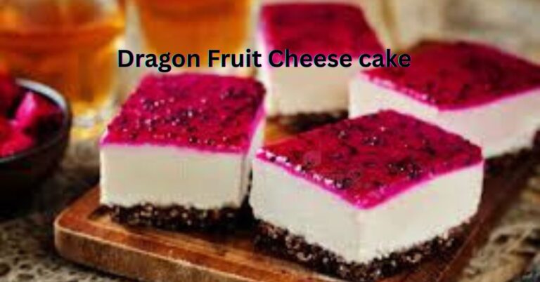 Dragon Fruit Cheesecake